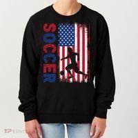 Soccer Usa Flag For Soccer Lover Gift Women's Sweatshirt thumb 0