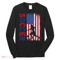 Soccer Usa Flag For Soccer Lover Gift Long Sleeve Shirt thumb 0