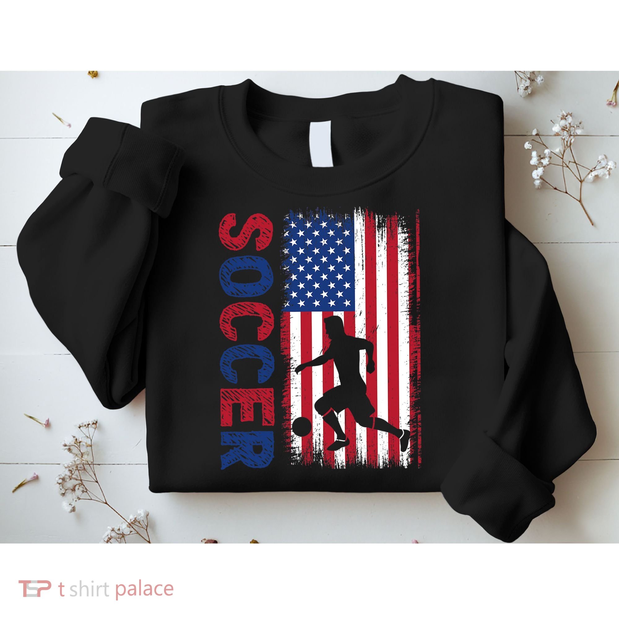 Soccer Usa Flag For Soccer Lover Gift Sweatshirt