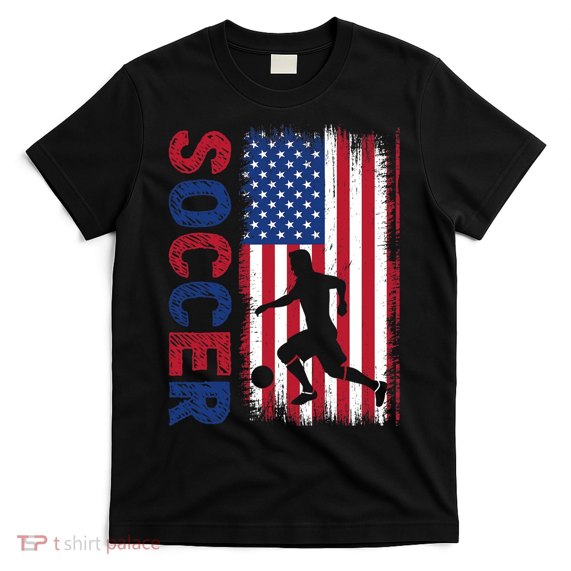 Soccer Usa Flag For Soccer Lover Gift T-Shirt