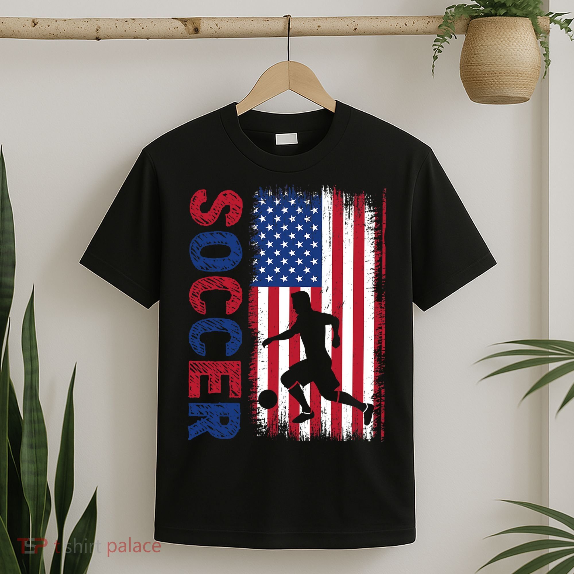 Soccer Usa Flag For Soccer Lover Gift T-Shirt