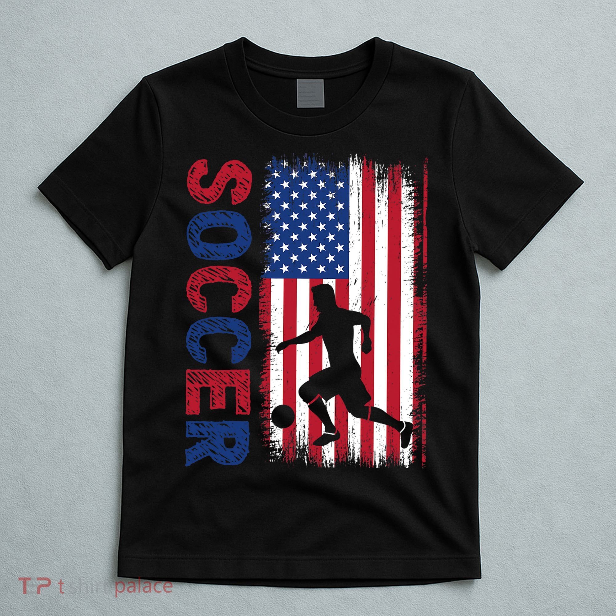 Soccer Usa Flag For Soccer Lover Gift T-Shirt