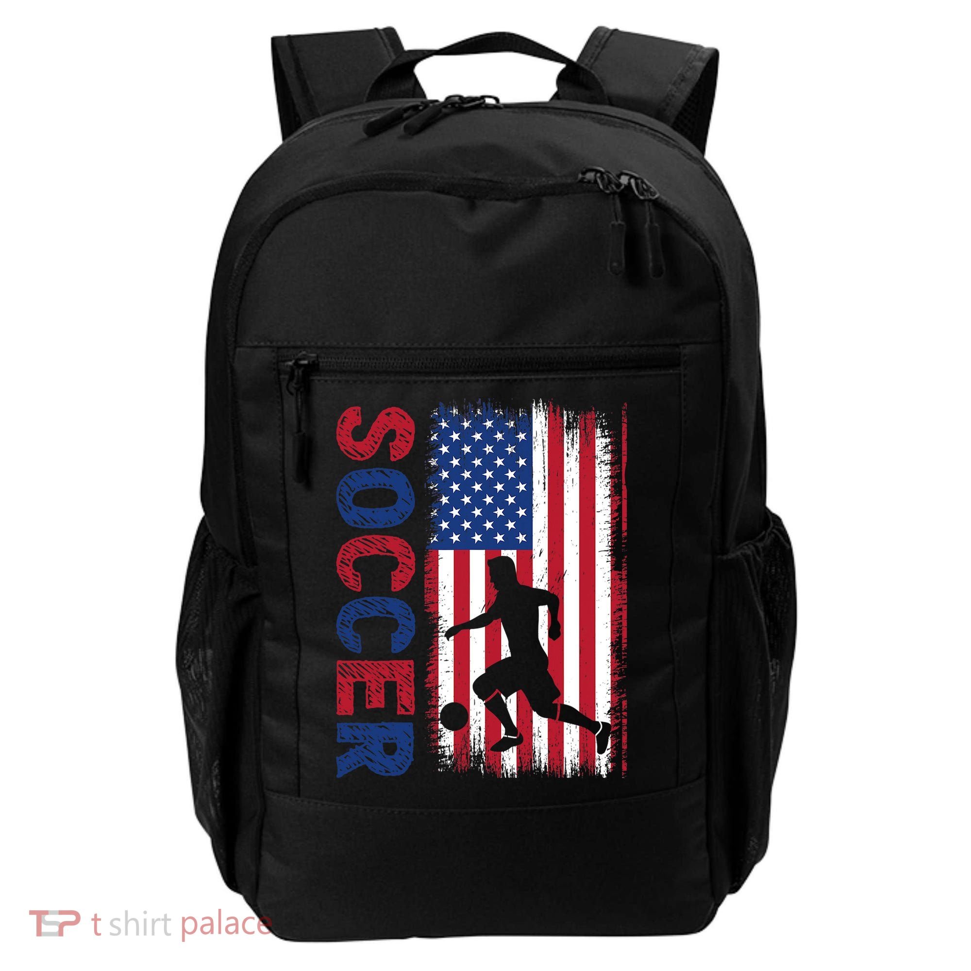Soccer Usa Flag For Soccer Lover Gift Backpack