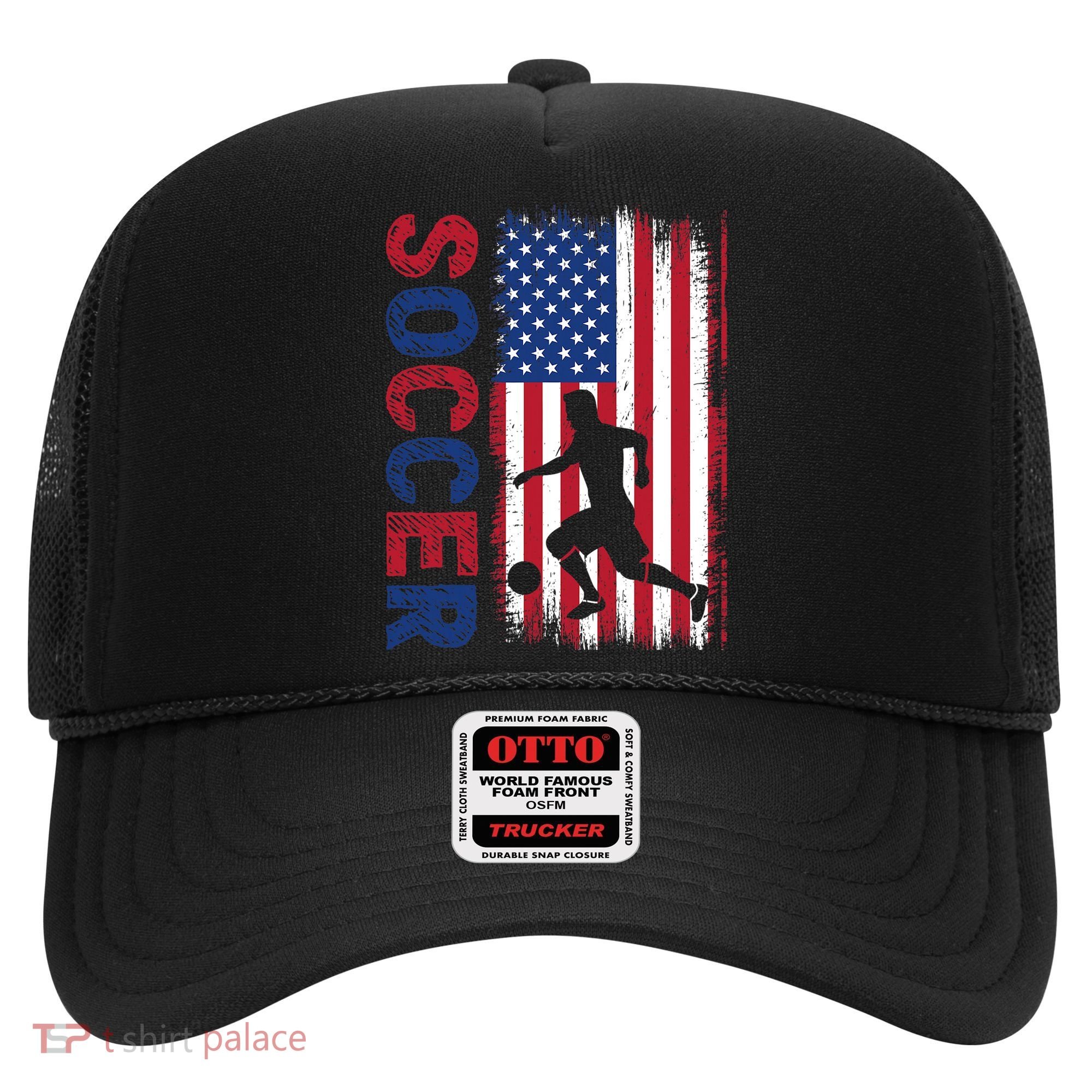 Soccer Usa Flag For Soccer Lover Gift Hat