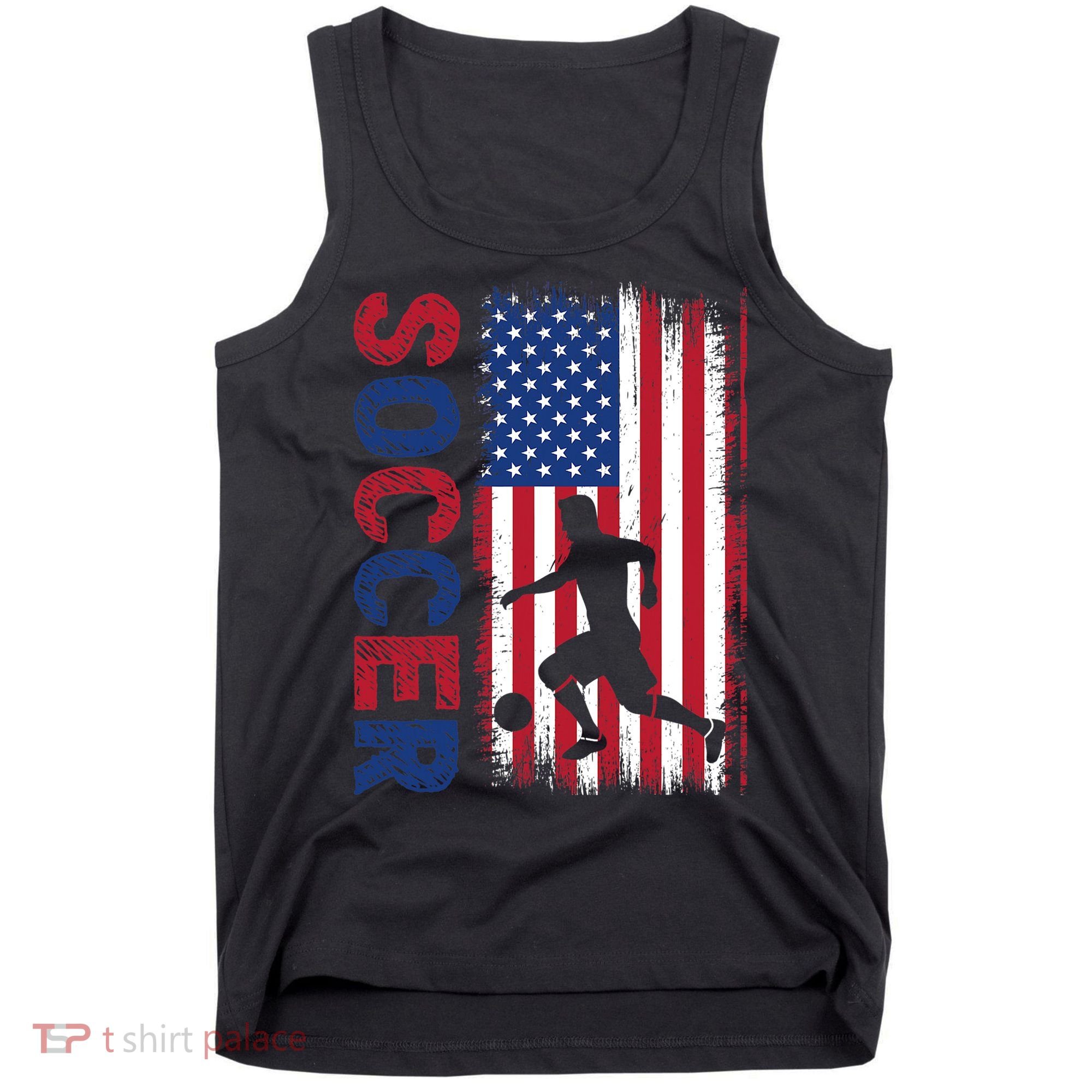 Soccer Usa Flag For Soccer Lover Gift Tank Top