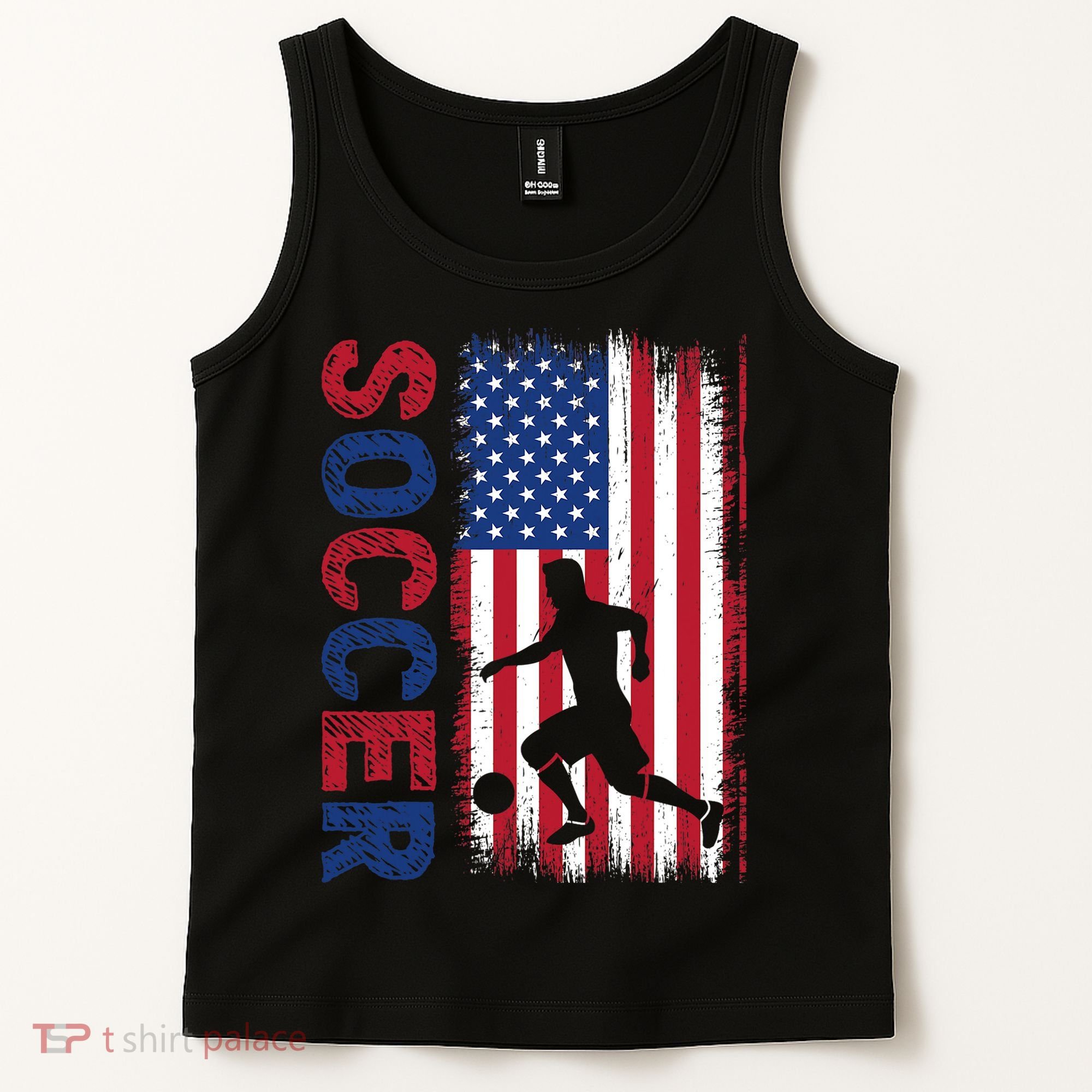 Soccer Usa Flag For Soccer Lover Gift Tank Top