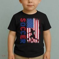 Soccer Usa Flag For Soccer Lover Gift Toddler T-Shirt thumb 2