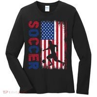Soccer Usa Flag For Soccer Lover Gift Women's Long Sleeve Shirt thumb 0