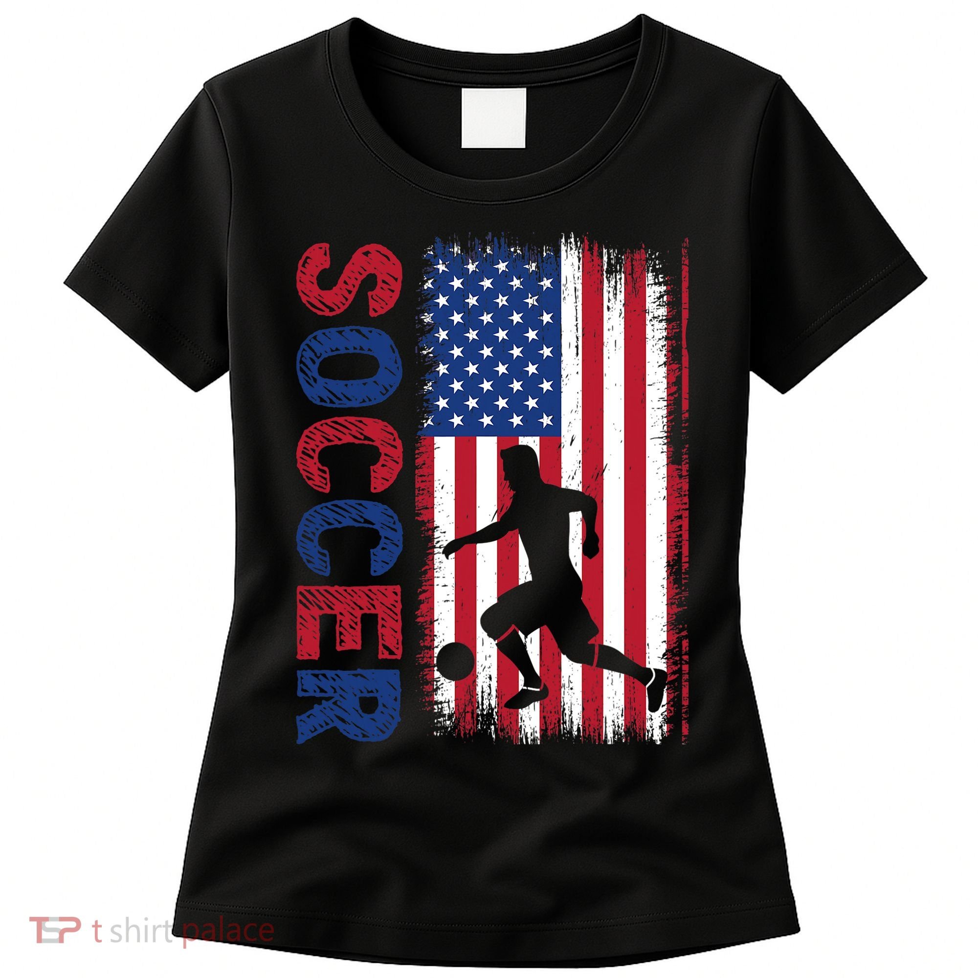Soccer Usa Flag For Soccer Lover Gift Women's T-Shirt