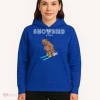 Snowbird Utah Funny Ski Grizzly Bear Gift Hoodie thumb 5