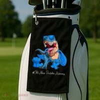 Speaking Up For Those Who Cant CHILDABUSEAWARENESS Golf Towel thumb 2