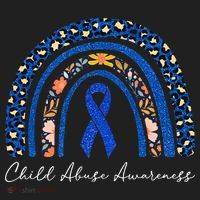 Stand Up For Children Child Abuse Prevention Month Women's Sweatshirt thumb 2