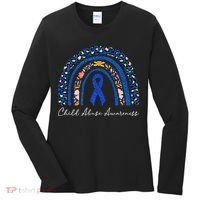 Stand Up For Children Child Abuse Prevention Month Women's Long Sleeve Shirt thumb 0