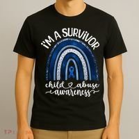 Stand Up For Children Child Abuse Awareness And Prevention T-Shirt thumb 3