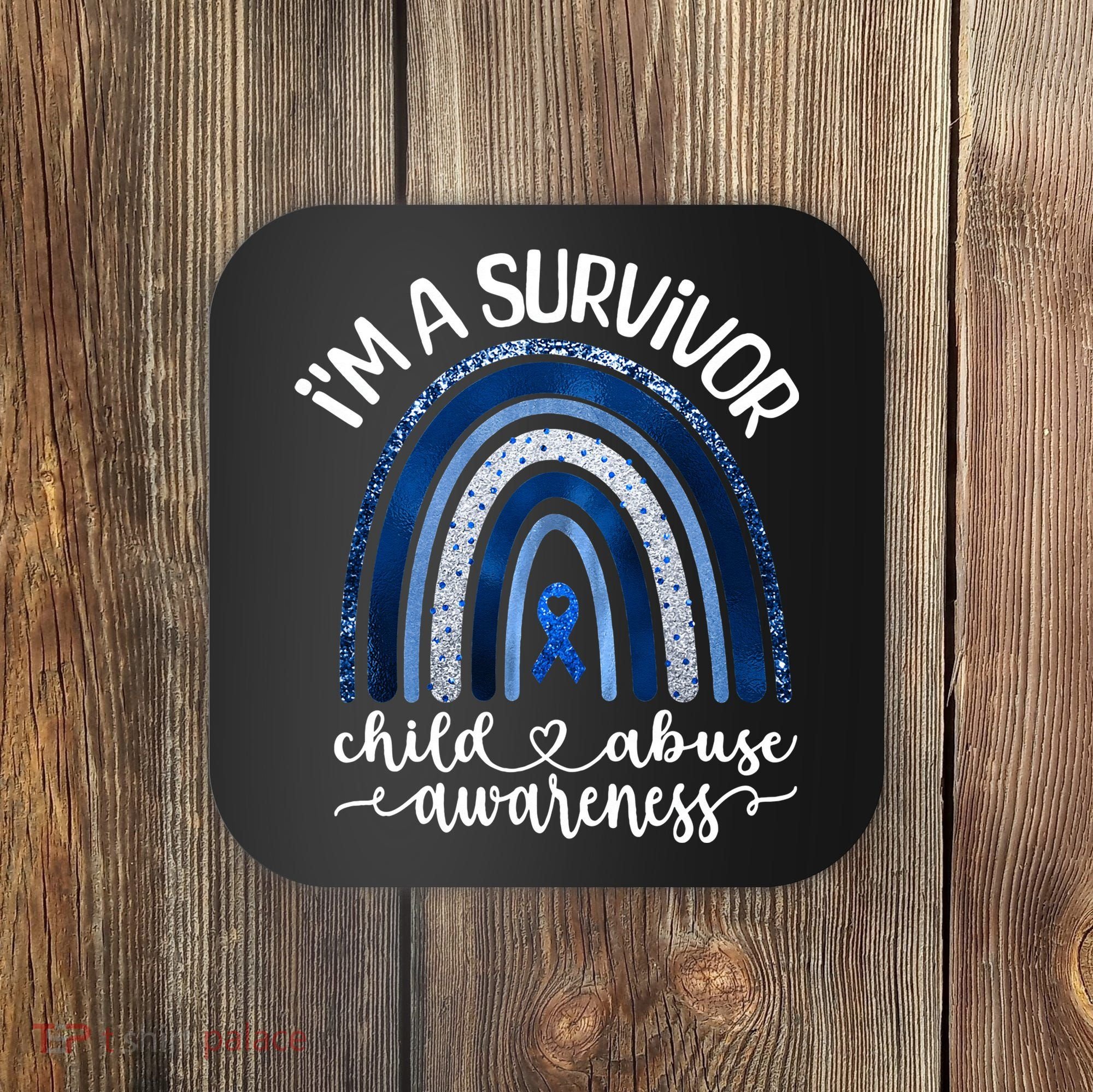 Stand Up For Children Child Abuse Awareness And Prevention Coaster