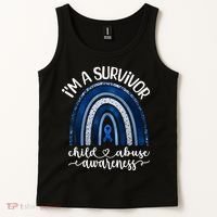 Stand Up For Children Child Abuse Awareness And Prevention Tank Top thumb 2