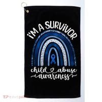 Stand Up For Children Child Abuse Awareness And Prevention Golf Towel thumb 0