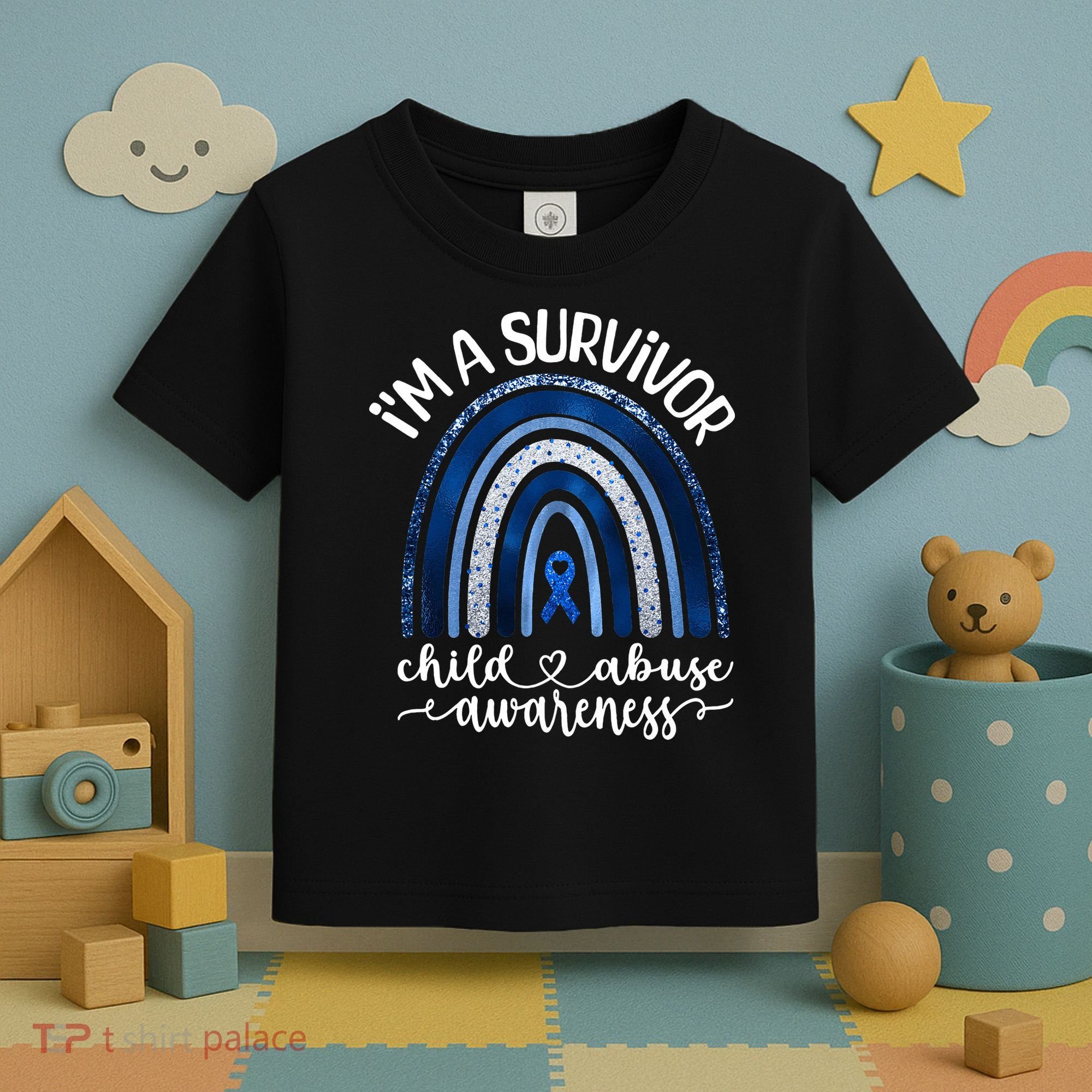 Stand Up For Children Child Abuse Awareness And Prevention Toddler T-Shirt