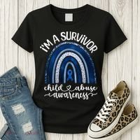Stand Up For Children Child Abuse Awareness And Prevention Women's T-Shirt thumb 3