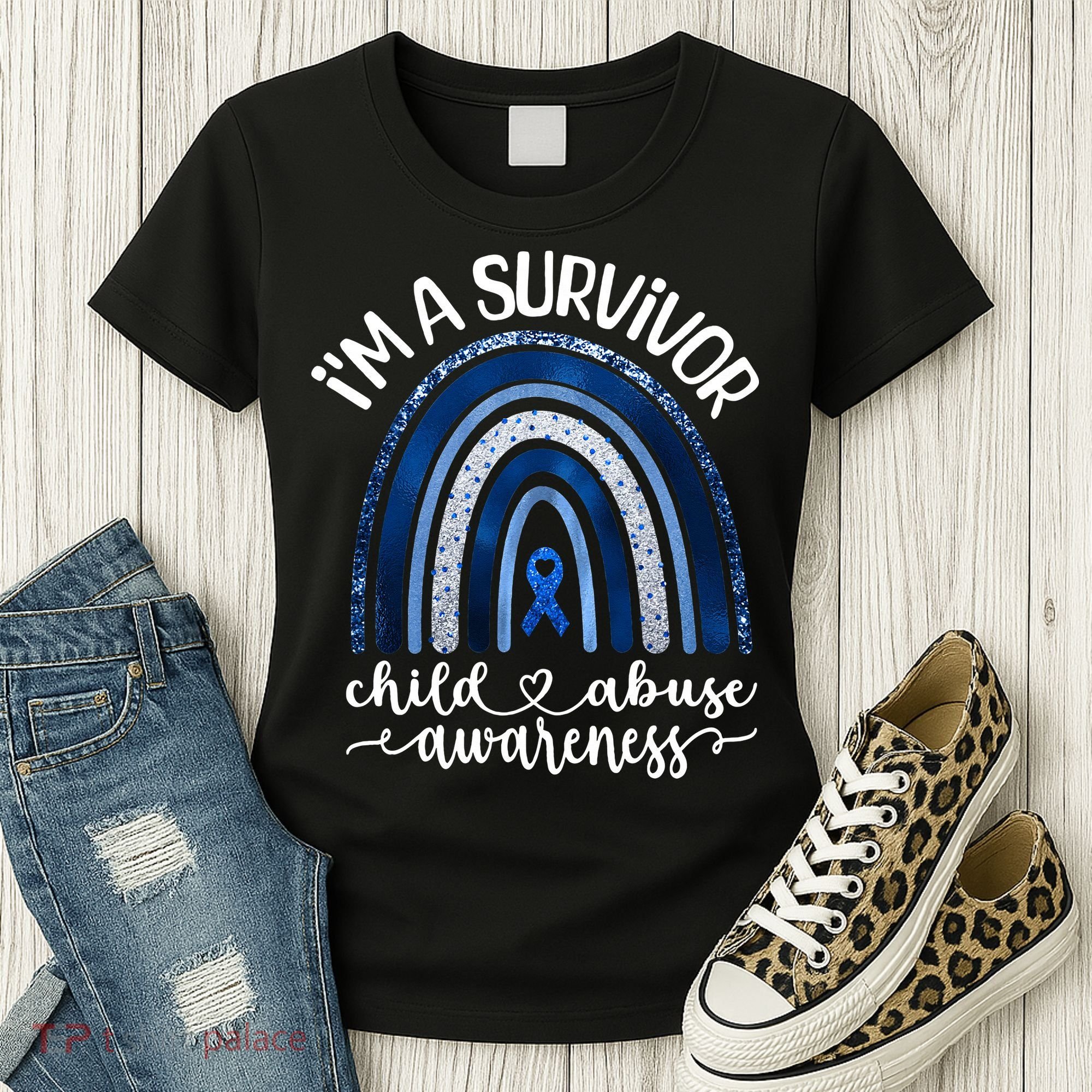 Stand Up For Children Child Abuse Awareness And Prevention Women's T-Shirt