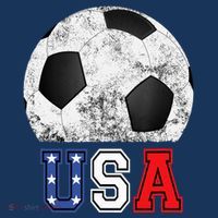 Soccer USA Football Soccer Ball T-Shirt thumb 7