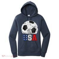 Soccer USA Football Soccer Ball Women's Hoodie thumb 0