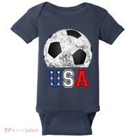 Soccer USA Football Soccer Ball Baby Bodysuit thumb 0