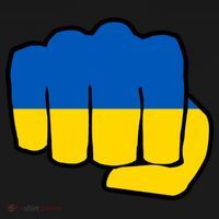 Support Ukraine Flag Fist Polo thumb 3