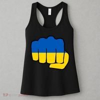 Support Ukraine Flag Fist Women's Tank Top thumb 3