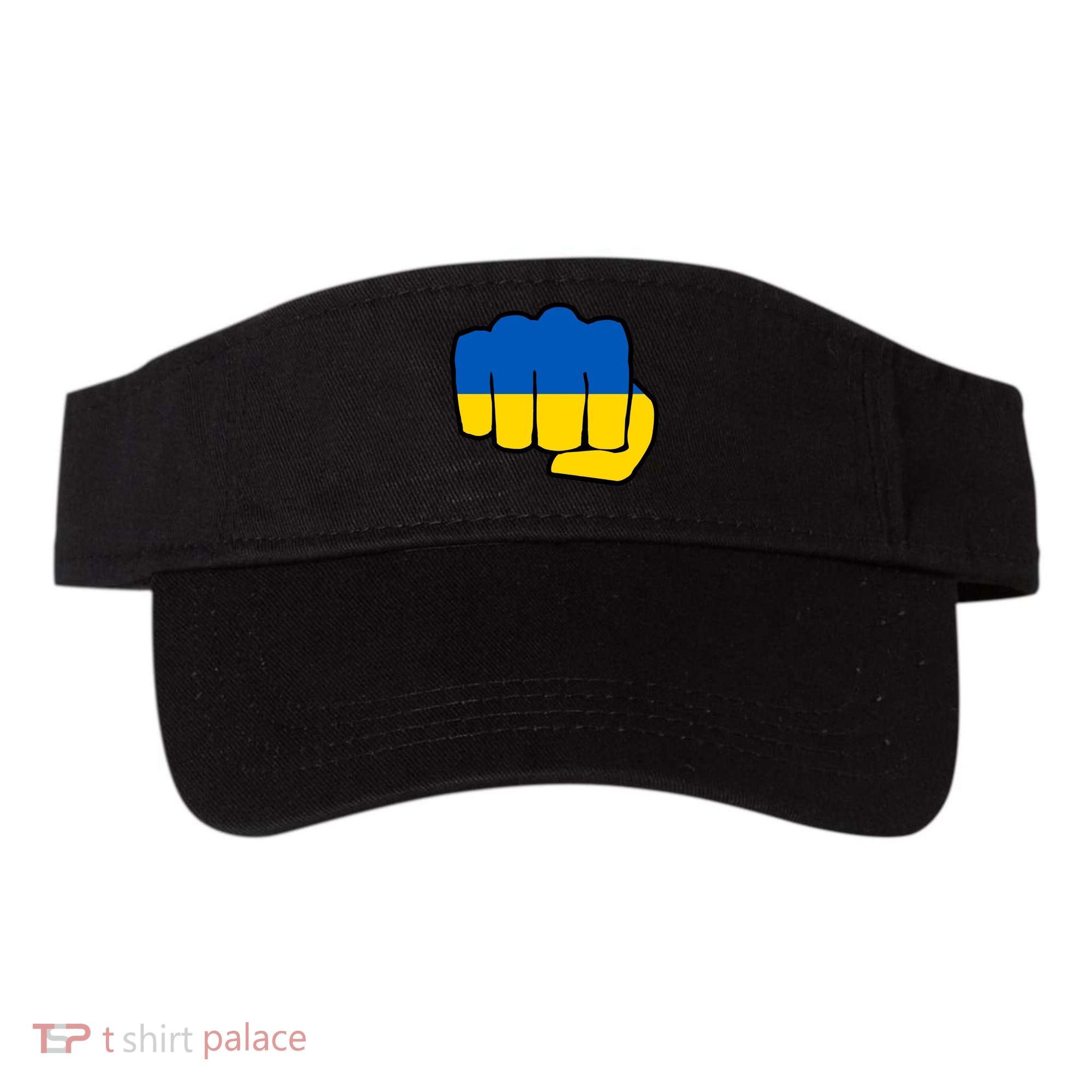 Support Ukraine Flag Fist Visor