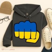 Support Ukraine Flag Fist Hoodie thumb 4