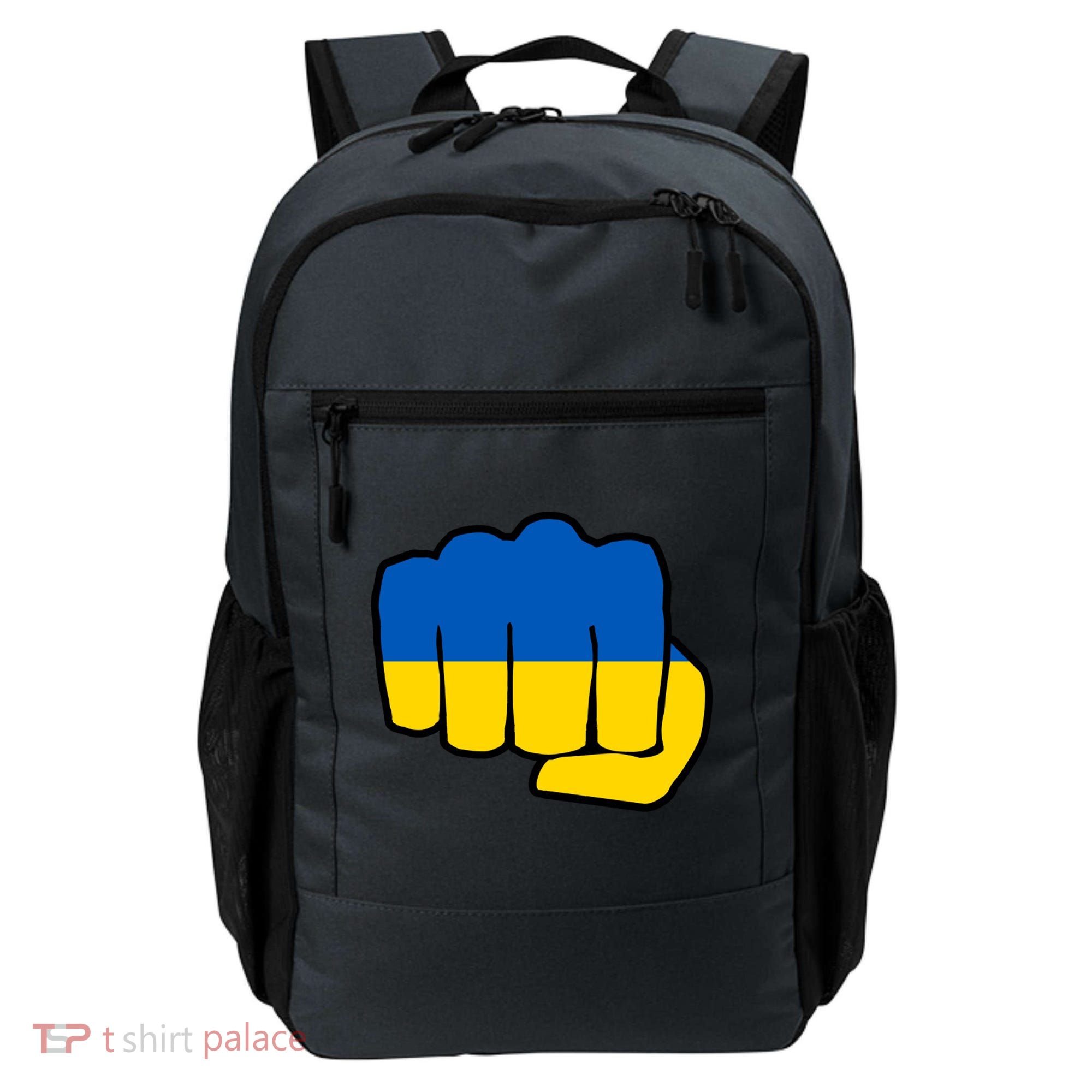 Support Ukraine Flag Fist Backpack