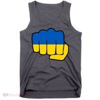 Support Ukraine Flag Fist Tank Top thumb 0