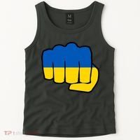 Support Ukraine Flag Fist Tank Top thumb 2