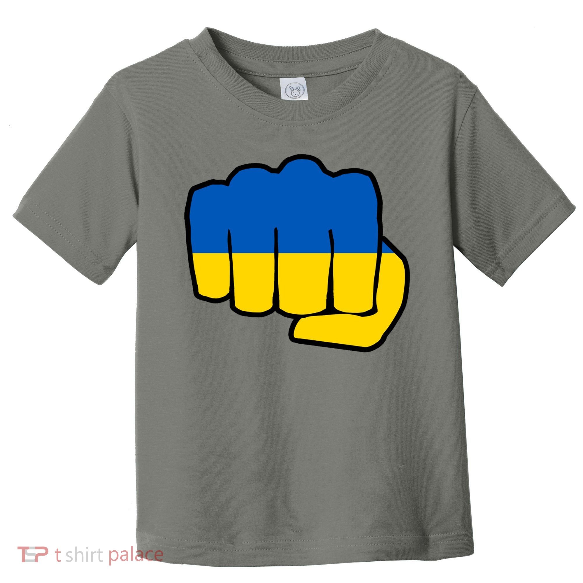 Support Ukraine Flag Fist Toddler T-Shirt