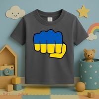 Support Ukraine Flag Fist Toddler T-Shirt thumb 3
