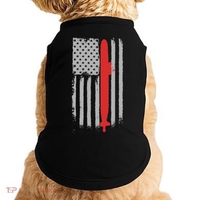 Submarine Usa Flag Gift For Submariner Doggie Tank