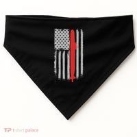 Submarine Usa Flag Gift For Submariner USA-Made Doggie Bandana thumb 0