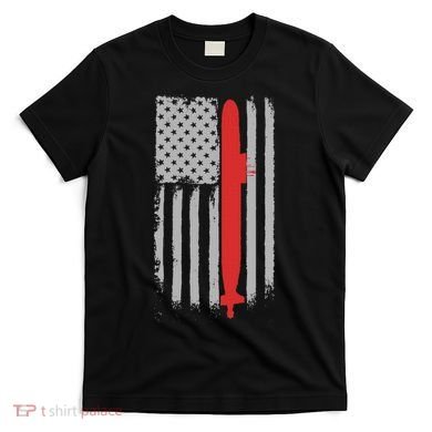 Submarine Usa Flag Gift For Submariner T-Shirt