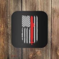 Submarine Usa Flag Gift For Submariner Coaster thumb 0