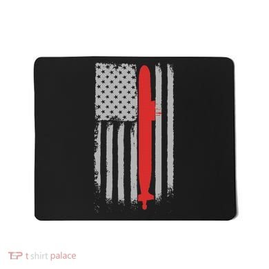 Submarine Usa Flag Gift For Submariner Mousepad