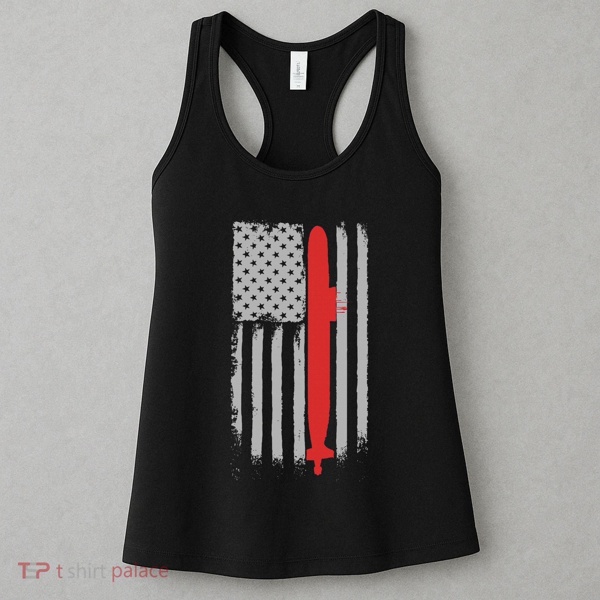 Submarine Usa Flag Gift For Submariner Women's Tank Top