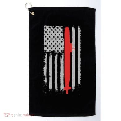 Submarine Usa Flag Gift For Submariner Golf Towel