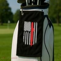Submarine Usa Flag Gift For Submariner Golf Towel thumb 2