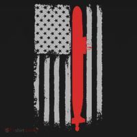 Submarine Usa Flag Gift For Submariner Women's Long Sleeve Shirt thumb 2