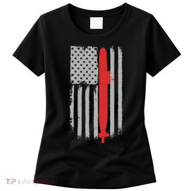 Submarine Usa Flag Gift For Submariner Women's T-Shirt