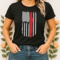 Submarine Usa Flag Gift For Submariner Women's T-Shirt thumb 2