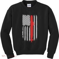 Submarine Usa Flag Gift For Submariner Kids Sweatshirt thumb 0