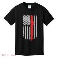 Submarine Usa Flag Gift For Submariner Kids T-Shirt thumb 0
