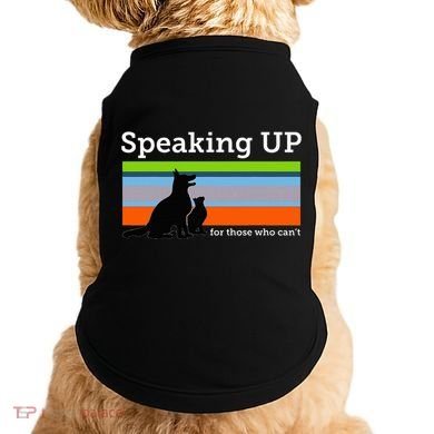 Speaking Up For Those Who CanT Stop Animal Abuse Awareness Doggie Tank